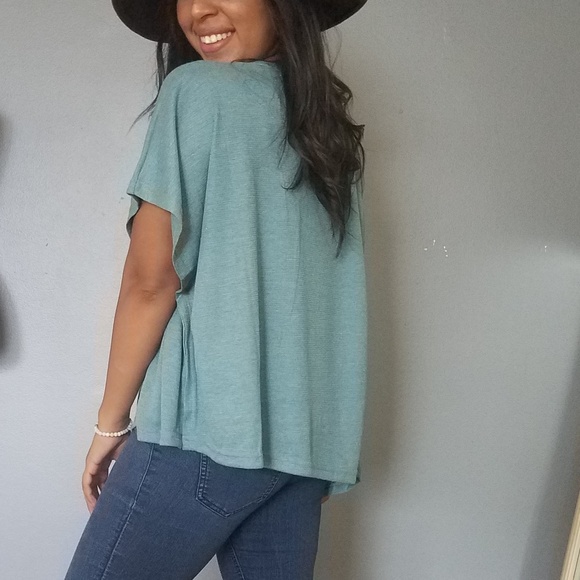 SWEET AUTUMN SAGE ASYMMETRICAL TOP - Picture 3 of 6